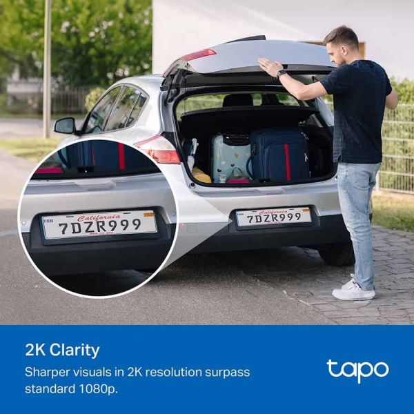 TP-Link Tapo C410 bewakingscamera Rond IP-beveiligingscamera Buiten 2304 x 1296 Pixels Plafond/muur (TAPO C410)