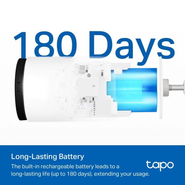 TP-Link Tapo C410 bewakingscamera Rond IP-beveiligingscamera Buiten 2304 x 1296 Pixels Plafond/muur (TAPO C410)