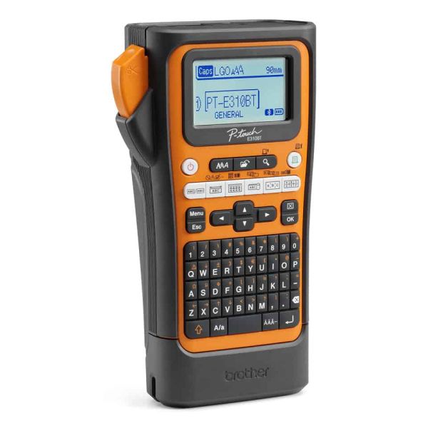 Brother PT-E310BTVP labelprinter Thermo transfer 180 x 180 DPI 20 mm/sec Bedraad en draadloos HSE/TZe Bluetooth QWERTY (PTE310BTVPQL1)