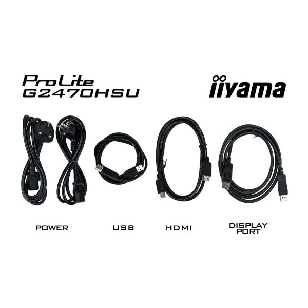 iiyama G-MASTER G2470HSU-B6 computer monitor 60,5 cm (23.8") 1920 x 1080 Pixels Full HD LCD Zwart (G2470HSU-B6)