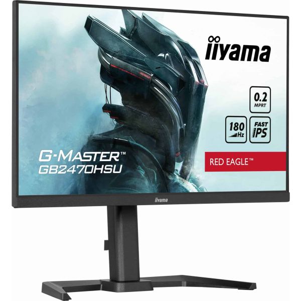 iiyama G-MASTER GB2470HSU-B6 computer monitor 60,5 cm (23.8") 1920 x 1080 Pixels Full HD LCD Zwart (GB2470HSU-B6) iiyama G-MASTER GB2470HSU-B6 computer monitor 60,5 cm (23.8") 1920 x 1080 Pixels Full HD LCD Zwart (GB2470HSU-B6)