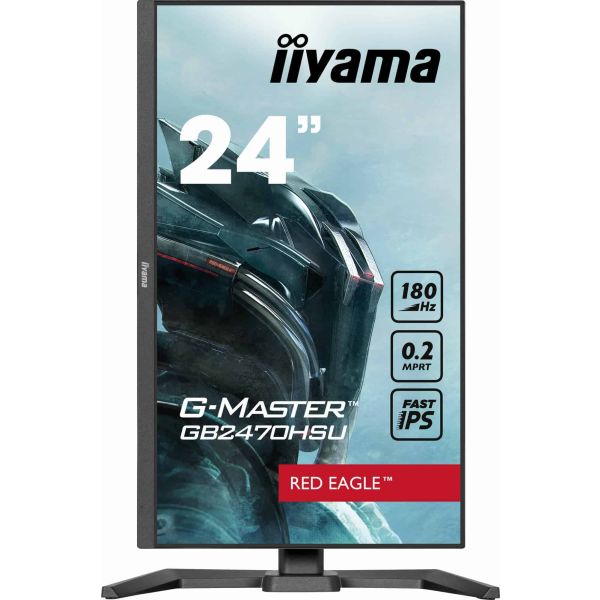iiyama G-MASTER GB2470HSU-B6 computer monitor 60,5 cm (23.8") 1920 x 1080 Pixels Full HD LCD Zwart (GB2470HSU-B6) iiyama G-MASTER GB2470HSU-B6 computer monitor 60,5 cm (23.8") 1920 x 1080 Pixels Full HD LCD Zwart (GB2470HSU-B6)