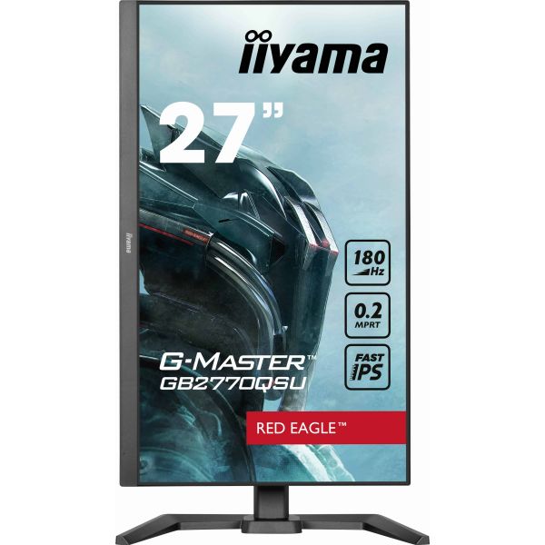 iiyama G-MASTER GB2770QSU-B6 computer monitor 68,6 cm (27") 2560 x 1440 Pixels 2K Ultra HD LCD Zwart (GB2770QSU-B6)