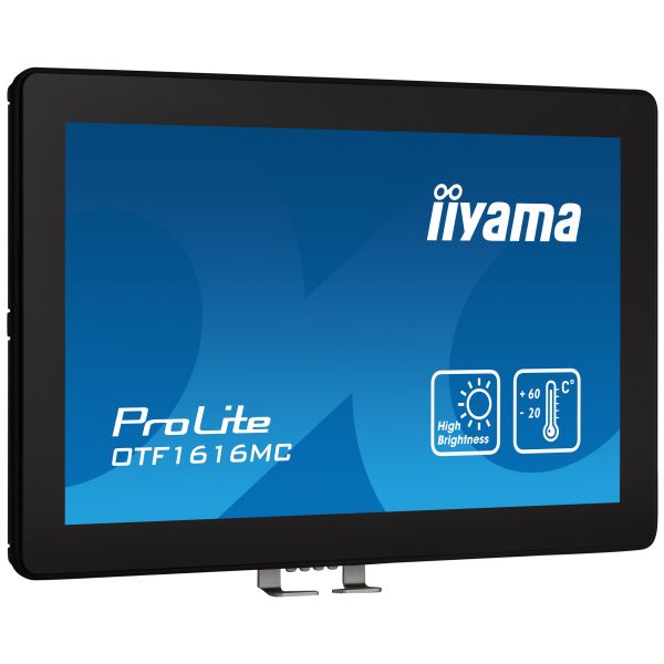 iiyama OTF1616MC-B1 computer monitor 39,6 cm (15.6") 1920 x 1080 Pixels Full HD LCD Touchscreen Zwart (OTF1616MC-B1)