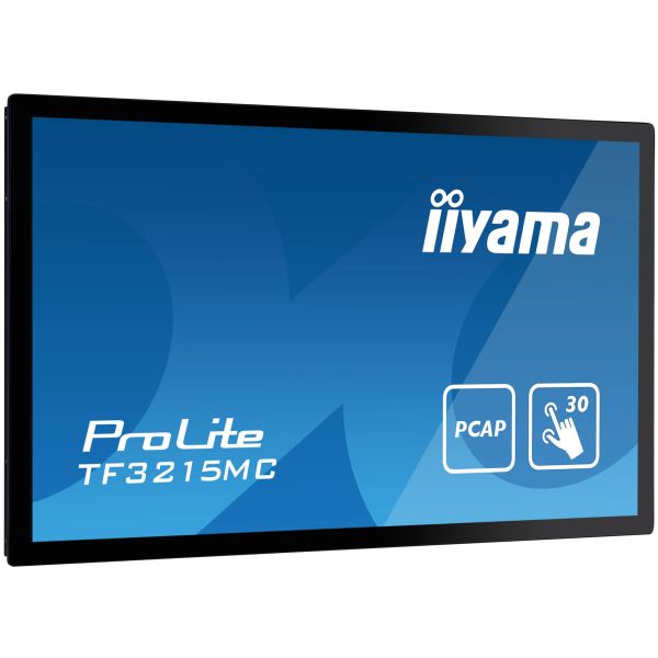 iiyama ProLite TF3215MC-B2 computer monitor 80 cm (31.5") 1920 x 1080 Pixels Full HD LED Touchscreen Kiosk Zwart (TF3215MC-B2) iiyama ProLite TF3215MC-B2 computer monitor 81,3 cm (32") 1920 x 1080 Pixels Full HD LED Touchscreen Kiosk Zwart (TF3215MC-B2)