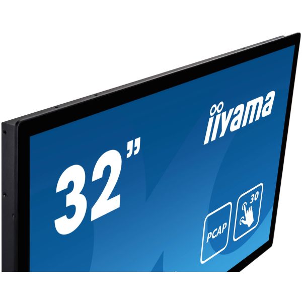 iiyama ProLite TF3215MC-B2 computer monitor 81,3 cm (32") 1920 x 1080 Pixels Full HD LED Touchscreen Kiosk Zwart (TF3215MC-B2)