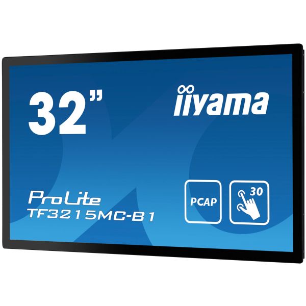 iiyama ProLite TF3215MC-B2 computer monitor 81,3 cm (32") 1920 x 1080 Pixels Full HD LED Touchscreen Kiosk Zwart (TF3215MC-B2)