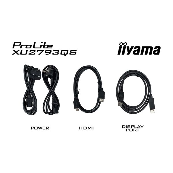 iiyama ProLite XU2793QS-B6 computer monitor 68,6 cm (27") 2560 x 1440 Pixels 2K Ultra HD LED Zwart (XU2793QS-B6)