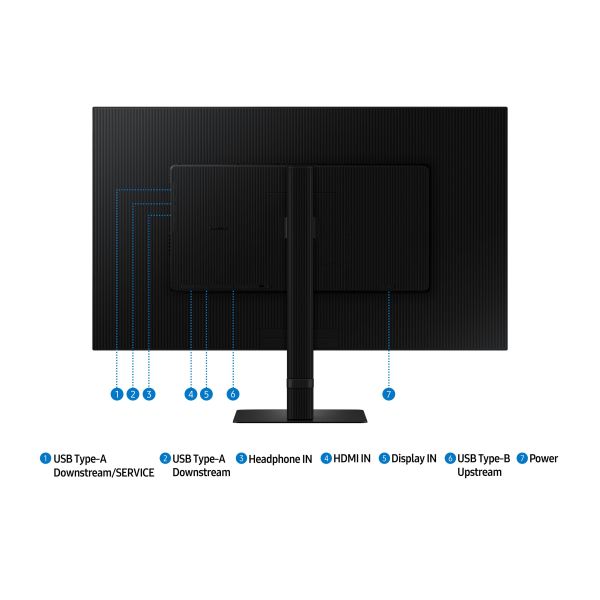 Samsung 32" ViewFinity S6 S60D QHD Monitor (LS32D600EAUXEN)