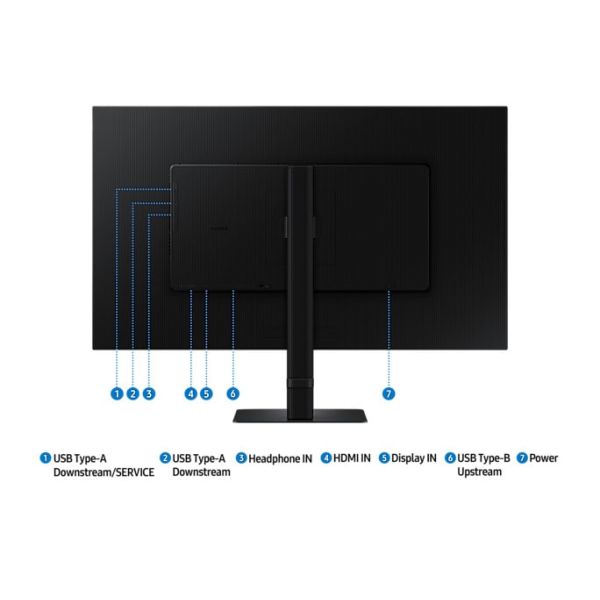 Samsung 32" ViewFinity S6 S60D QHD Monitor (LS32D600EAUXEN)