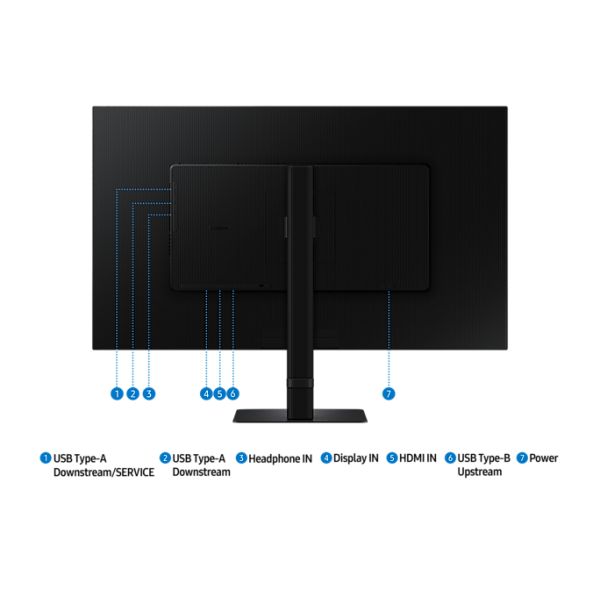 Samsung 32" ViewFinity S8 S80D UHD Monitor (LS32D800EAUXEN)