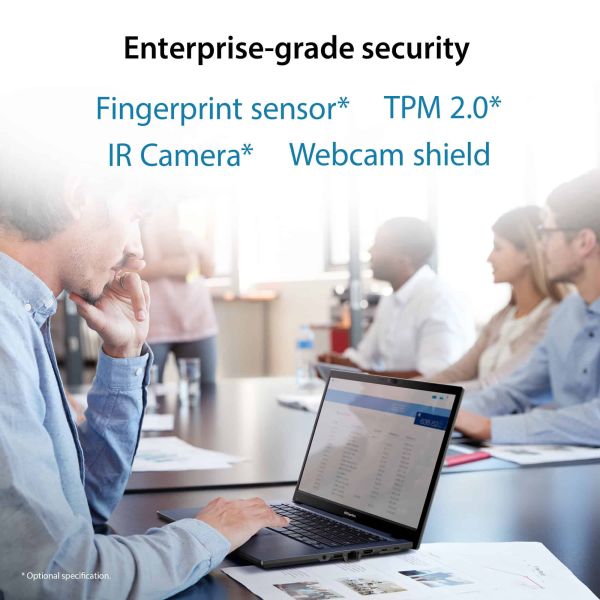 ASUS ExpertBook B1 B1402CVA-EB2599X Intel® Core™ i5 i5-1335U Laptop 35,6 cm (14") Full HD 16 GB DDR4-SDRAM 256 GB SSD Wi-Fi 6E (802.11ax) Windows 11 Pro Nederlands Zwart (90NX06W1-M03YW0)  ASUS ExpertBook B1 B1402CVA-EB2599X Intel® Core™ i5 i5-1335U Laptop 35,6 cm (14") Full HD 16 GB DDR4-SDRAM 256 GB SSD Wi-Fi 6E (802.11ax) Windows 11 Pro Nederlands Zwart (90NX06W1-M03YW0)