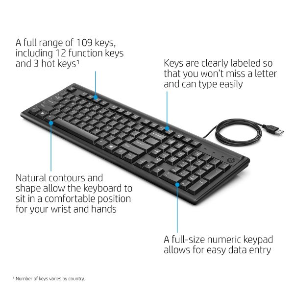 HP Keyboard (L07896-051)