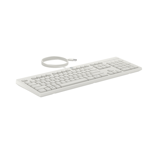 HP 125 Wired Keyboard White (M81905-251)