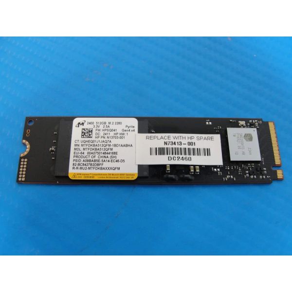 HP SKO 512GB PCIe 4.0 NVMe M.2 2280 (N73413-001)
