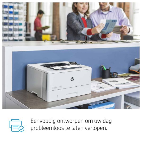 HP LaserJet Pro M404dn, Print, Snelle eerste pagina; Compact formaat; Energiezuinig; Sterke beveiliging (106746) HP LaserJet Pro M404dn, Print, Snelle eerste pagina; Compact formaat; Energiezuinig; Sterke beveiliging (106746)