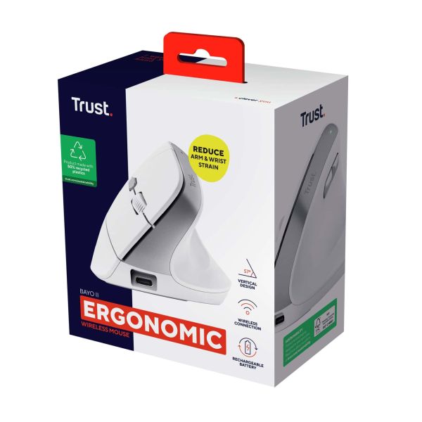 Trust Bayo II muis Kantoor Rechtshandig RF Draadloos Optisch 2400 DPI (25398)
