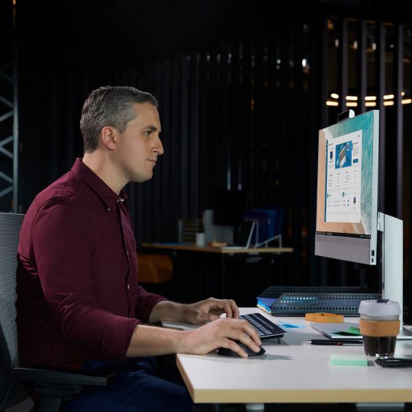 HP EliteOne 840 G9 Intel® Core™ i5 i5-14500 60,5 cm (23.8") 1920 x 1080 Pixels Touchscreen Alles-in-één-pc 16 GB DDR5-SDRAM 512 GB SSD Windows 11 Pro Wi-Fi 6E (802.11ax) Zilver (99A86ET#ABH)