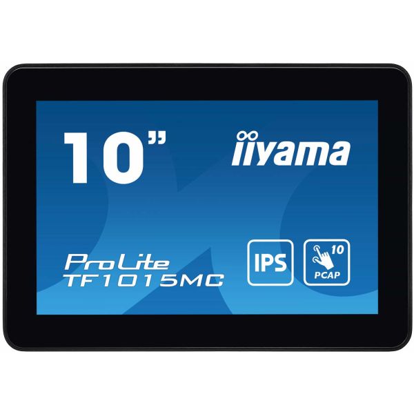 iiyama TF1015MC-B3 computer monitor 25,6 cm (10.1") 1280 x 800 Pixels HD LED Touchscreen Zwart (TF1015MC-B3)