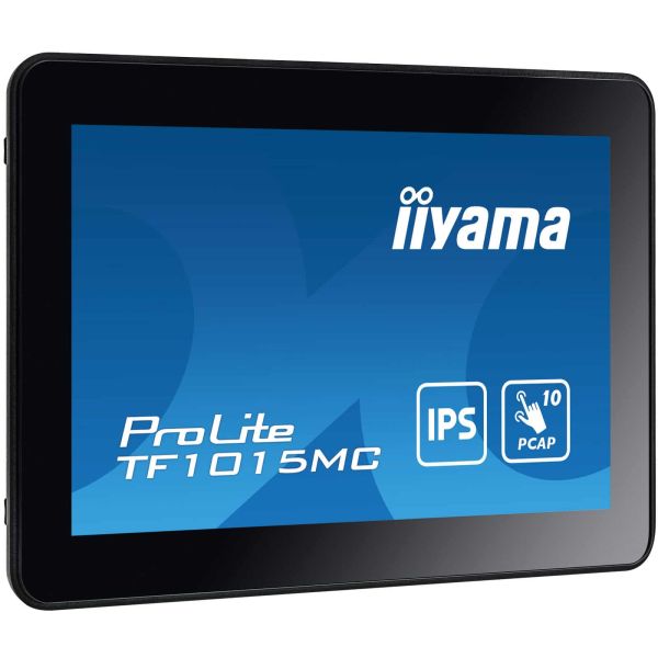 iiyama TF1015MC-B3 computer monitor 25,6 cm (10.1") 1280 x 800 Pixels HD LED Touchscreen Zwart (TF1015MC-B3)