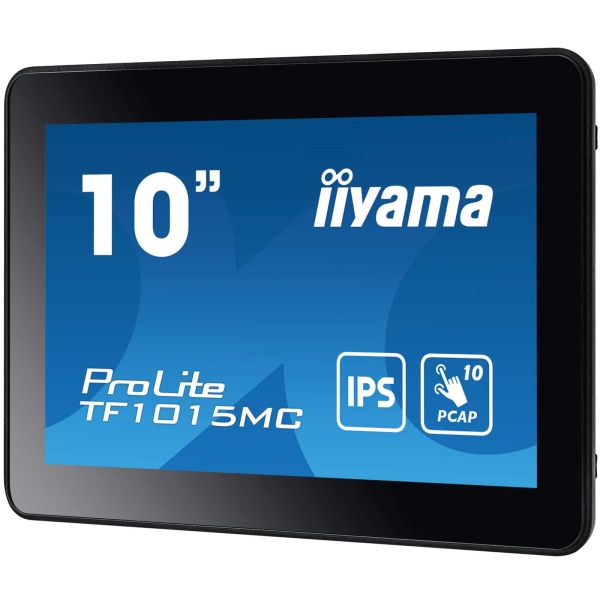 iiyama TF1015MC-B3 computer monitor 25,6 cm (10.1") 1280 x 800 Pixels HD LED Touchscreen Zwart (TF1015MC-B3)