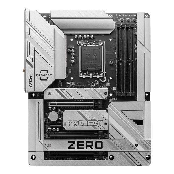 MSI Z790 PROJECT ZERO moederbord Intel Z790 LGA 1700 ATX (7E23-001R) MSI Z790 PROJECT ZERO moederbord Intel Z790 LGA 1700 ATX (7E23-001R)