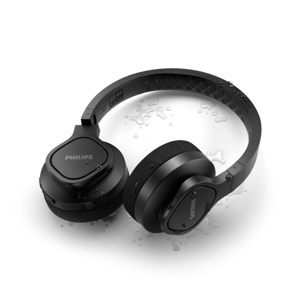 Philips TAA4216BK/00 hoofdtelefoon/headset Bedraad en draadloos Hoofdband Oproepen/muziek USB Type-C Bluetooth Zwart (TAA4216BK/00)