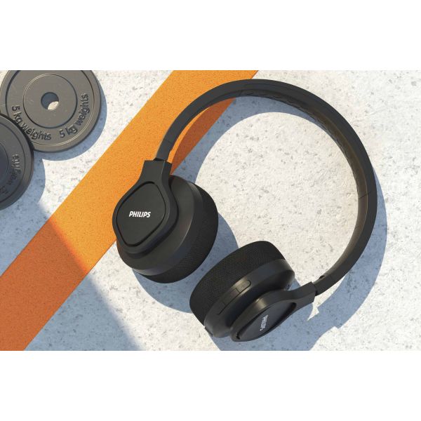 Philips TAA4216BK/00 hoofdtelefoon/headset Bedraad en draadloos Hoofdband Oproepen/muziek USB Type-C Bluetooth Zwart (TAA4216BK/00)