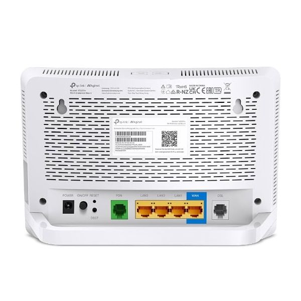 TP-Link Wi-Fi 6 Internet Box 4 draadloze router Gigabit Ethernet Dual-band (2.4 GHz / 5 GHz) Wit (VX231V)