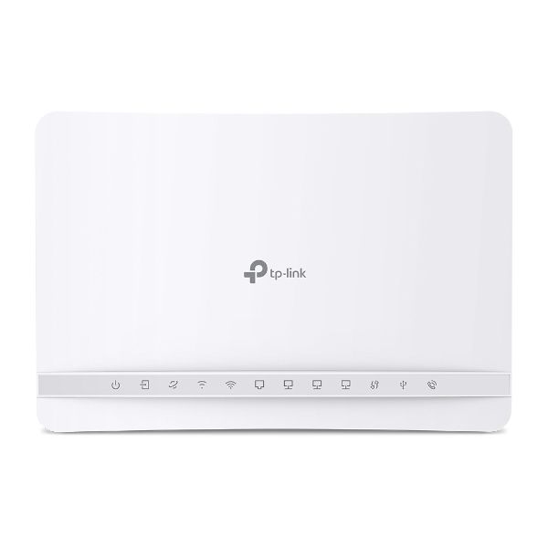 TP-Link Wi-Fi 6 Internet Box 4 draadloze router Gigabit Ethernet Dual-band (2.4 GHz / 5 GHz) Wit (VX231V) TP-Link Wi-Fi 6 Internet Box 4 draadloze router Gigabit Ethernet Dual-band (2.4 GHz / 5 GHz) Wit (VX231V)