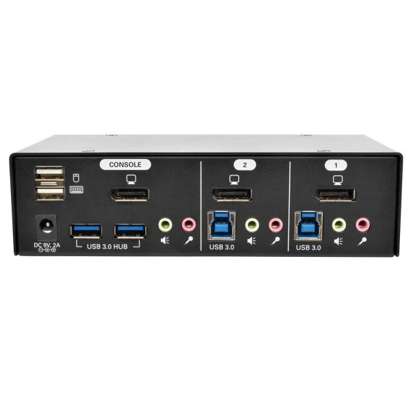 Tripp Lite B004-DPUA2-K KVM-switch Zwart (B004-DPUA2-K)