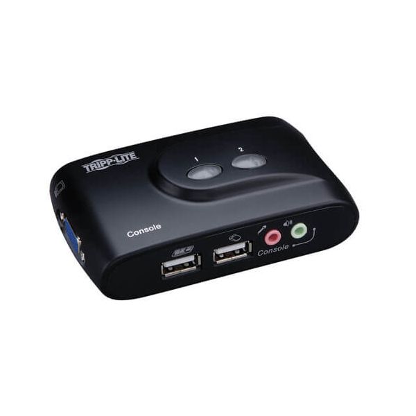 Tripp Lite B004-VUA2-K-R KVM-switch Zwart (B004-VUA2-K-R)