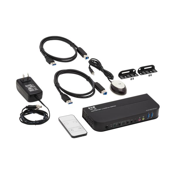 Tripp Lite B005-DPUA2-K KVM-switch Zwart (B005-DPUA2-K)
