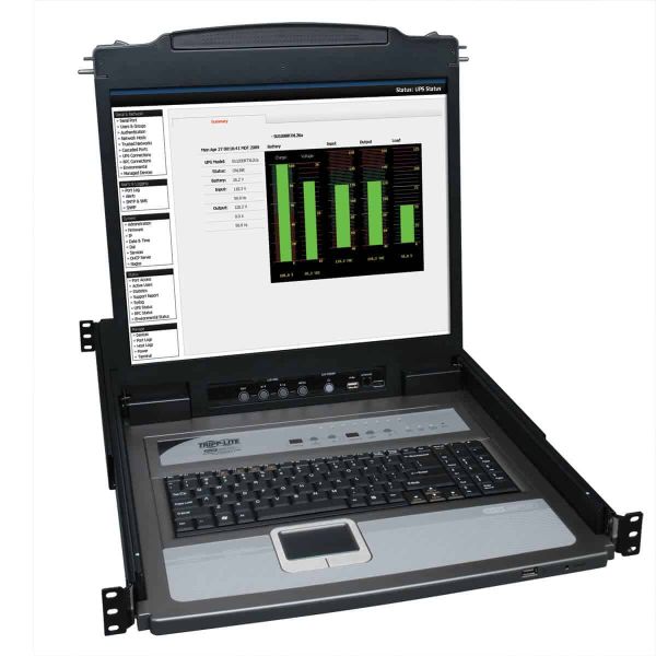 Tripp Lite B020-U08-19-K rack console 48,3 cm (19") 1280 x 1024 Pixels Zwart 1U (B020-U08-19-K) Tripp Lite B020-U08-19-K rack console 48,3 cm (19") 1280 x 1024 Pixels Zwart 1U (B020-U08-19-K)