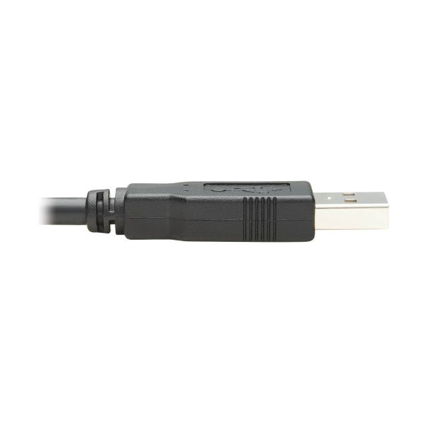 Tripp Lite U009-010-RJ45-X tussenstuk voor kabels RJ-45 USB 2.0 Type-A Zwart (U009-010-RJ45-X)