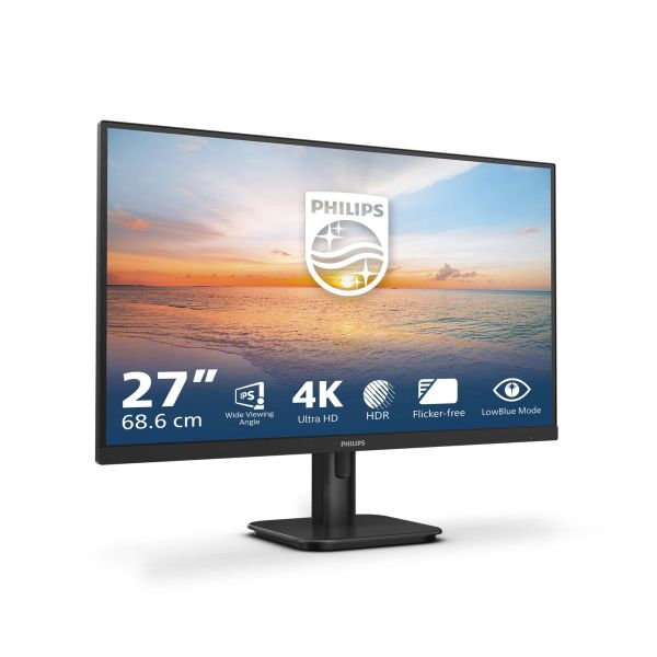 Philips 27E1N1800A/00 computer monitor 68,6 cm (27") 3840 x 2160 Pixels 4K Ultra HD LED Zwart (27E1N1800A/00) Philips 27E1N1800A/00 computer monitor 68,6 cm (27") 3840 x 2160 Pixels 4K Ultra HD LED Zwart (27E1N1800A/00)