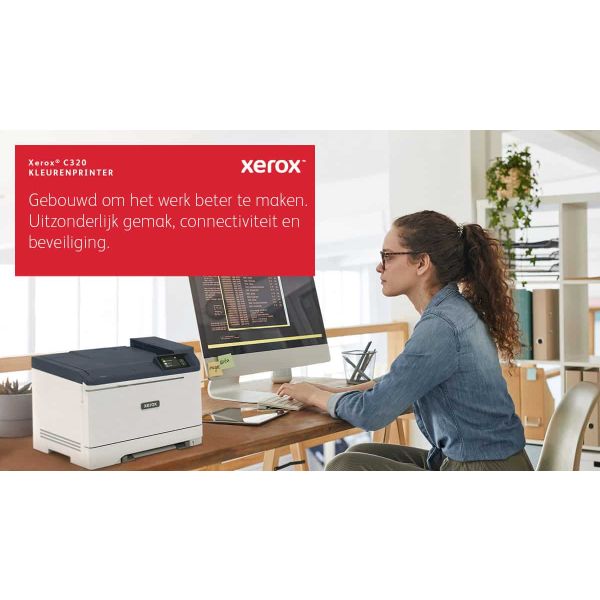 Xerox C320 A4 33 ppm draadloze dubbelzijdige printer PS3 PCL5e6/6 2 laden totaal 251 vel (C320V_DNI) 6/9 Xerox C320 A4 33 ppm draadloze dubbelzijdige printer PS3 PCL5e6/6 2 laden totaal 251 vel (C320V_DNI)