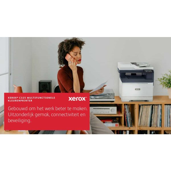 Xerox C325 A4 33 ppm draadloze dubbelzijdige printer PS3 PCL5e/6 2 laden totaal 251 vel (C325V_DNI) Xerox C325 A4 33 ppm draadloze dubbelzijdige printer PS3 PCL5e/6 2 laden totaal 251 vel (C325V_DNI)