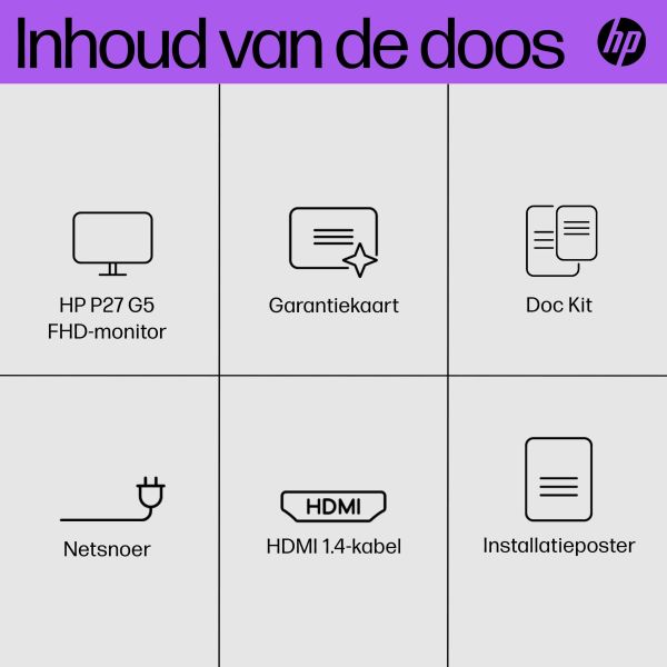 HP P27 G5 FHD-monitor (64X69AA)