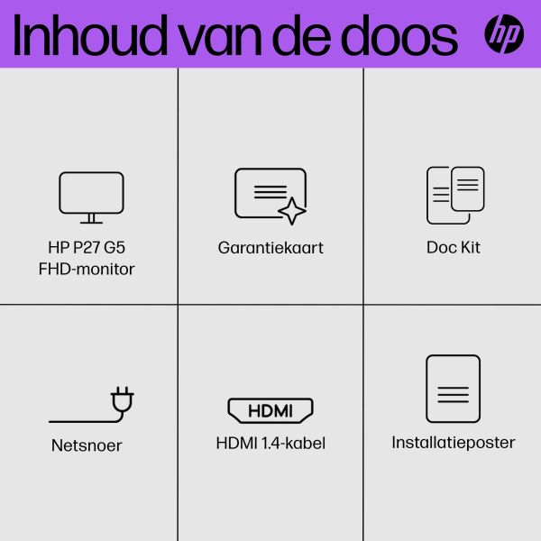 HP P27 G5 FHD-monitor (64X69AA)