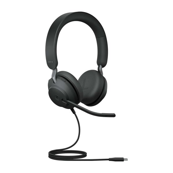 Jabra 24089-999-899 hoofdtelefoon/headset Bedraad Hoofdband Kantoor/callcenter USB Type-C Bluetooth Zwart (24089-999-899)
