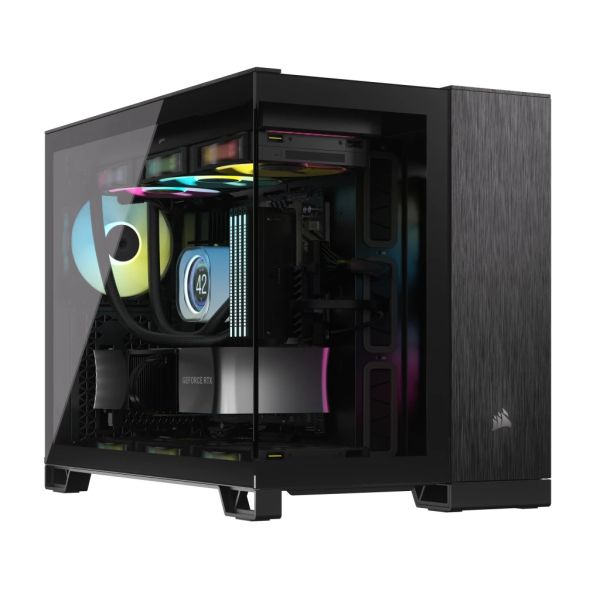 CORSAIR 2500X Tower Micro ATX No Power Supply Black (CC-9011287-WW)