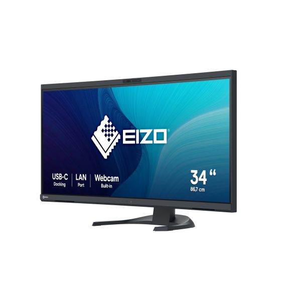 EIZO FlexScan EV3450XC-BK LED display 86,6 cm (34.1") 3440 x 1440 Pixels UltraWide Quad HD Zwart (EV3450XC-BK)