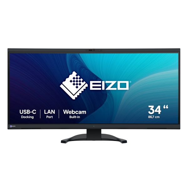 EIZO FlexScan EV3450XC-BK computer monitor 86,6 cm (34.1") 3440 x 1440 Pixels UltraWide Quad HD LCD Zwart (EV3450XC-BK)