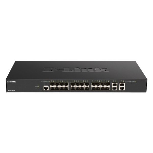 D-Link DXS-1210-28S netwerk-switch Managed L2/L3 10G Ethernet (100/1000/10000) 1U Zwart (DXS-11210-28S)