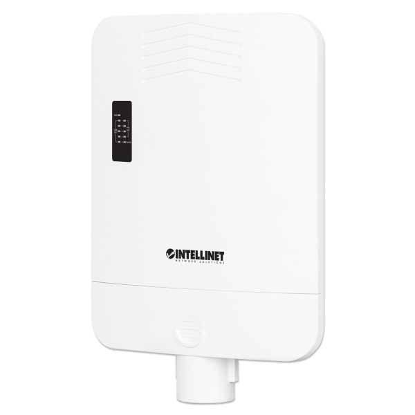 Intellinet Buiten PoE-gevoede 5-poorts Gigabit switch met PoE passthrough / 4-poorts PoE+ extender, Power Over Ethernet, 3 jaar garantie (509220)