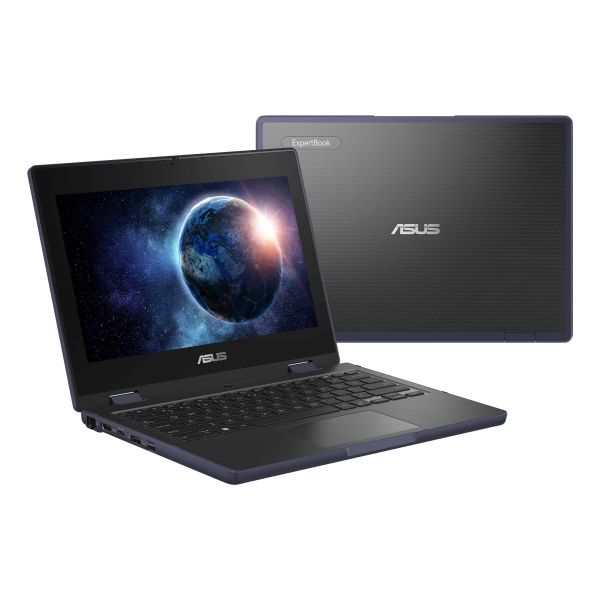ASUS BR1104FGA-NS0174XA Intel® N N100 Hybride (2-in-1) 29,5 cm (11.6") Touchscreen HD 8 GB LPDDR5-SDRAM 128 GB SSD Wi-Fi 6 (802.11ax) Windows 11 Pro Education Zwart, Grijs (90NX07L1-M005S0)