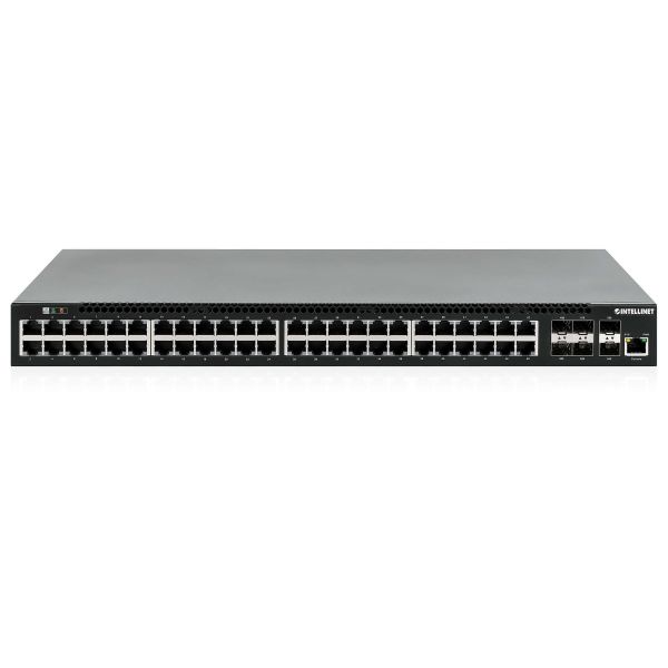 Intellinet 562041 netwerk-switch Managed L3 Gigabit Ethernet (10/100/1000) Power over Ethernet (PoE) Zwart (562041)