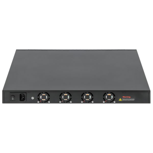 Intellinet 54-poorts L3 volledig beheerde Gigabit PoE+ netwerk switch, 48x RJ45 + 6x 10G SFP+ uplinks, PoE-budget 850 W, Layer 3 routing, VLAN/QoS, 19" rackmontage, professionele netwerkomgevingen, 3 jaar garantie (562041) Intellinet 54-poorts L3 volledig beheerde Gigabit PoE+ netwerk switch, 48x RJ45 + 6x 10G SFP+ uplinks, PoE-budget 850 W, Layer 3 routing, VLAN/QoS, 19" rackmontage, professionele netwerkomgevingen, 3 jaar garantie (562041)