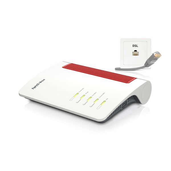 FRITZ!Box 7690 draadloze router 2.5 Gigabit Ethernet Dual-band (2.4 GHz / 5 GHz) Wit (20003057) FRITZ!Box 7690 draadloze router 2.5 Gigabit Ethernet Dual-band (2.4 GHz / 5 GHz) Wit (20003057)